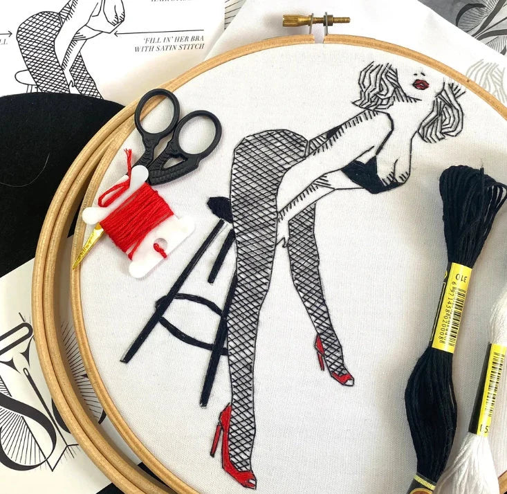 embroidery pattern beginners embroidery pattern embroidery PDF Embroidery kit