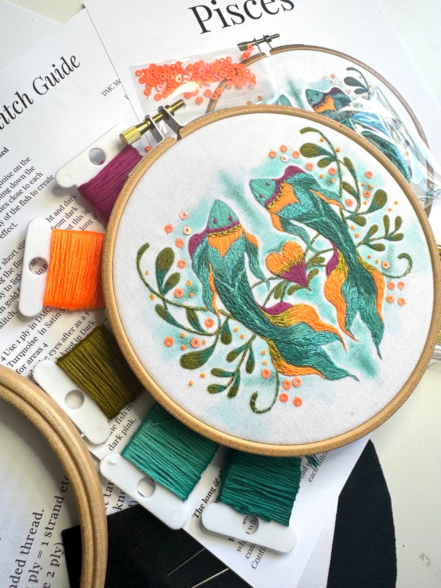 Pisces Embroidery Kit