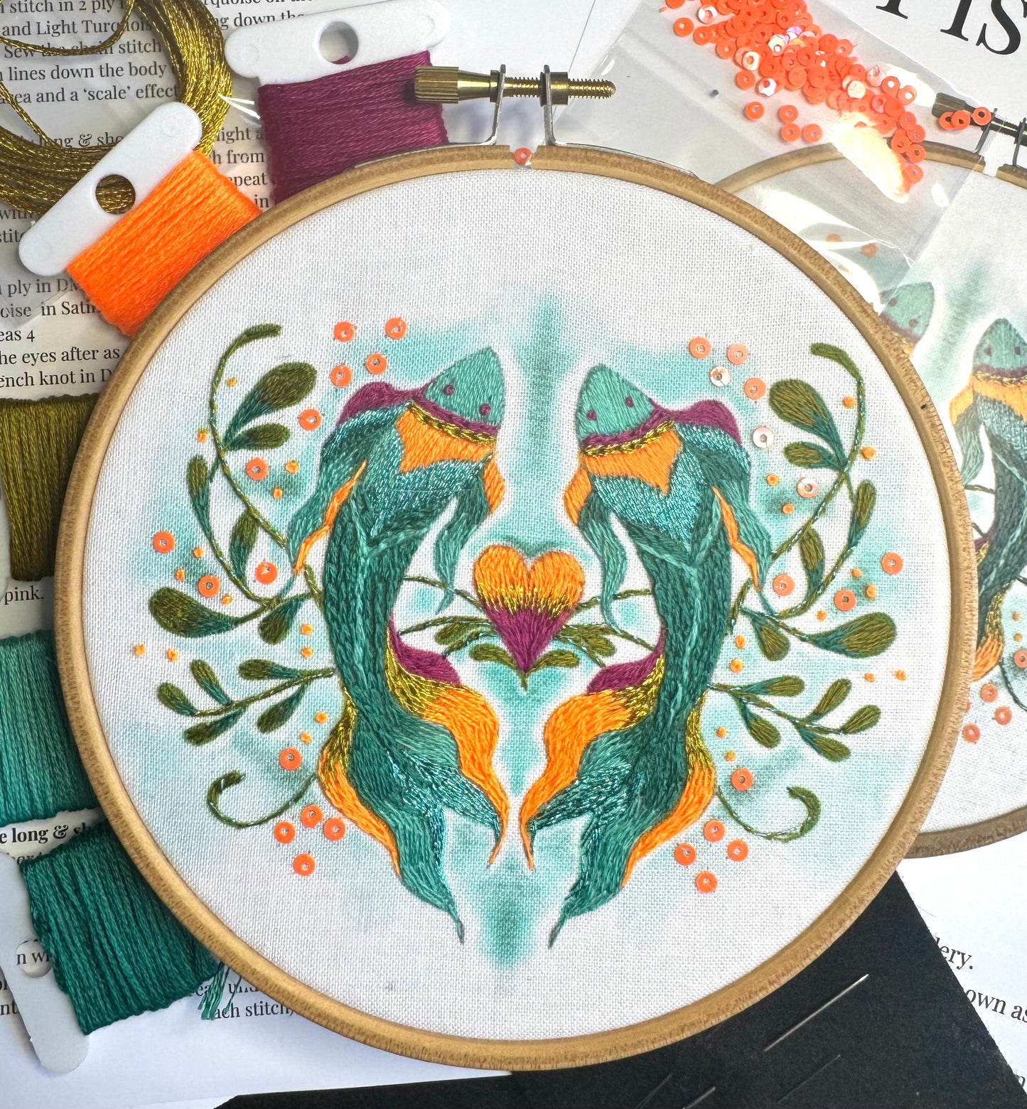 Pisces Embroidery Kit
