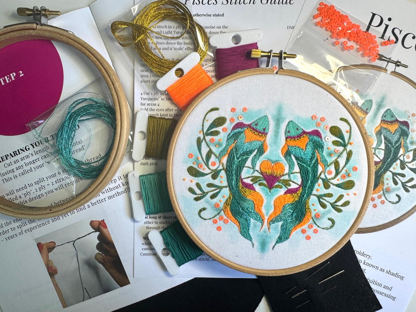 Pisces Embroidery Kit
