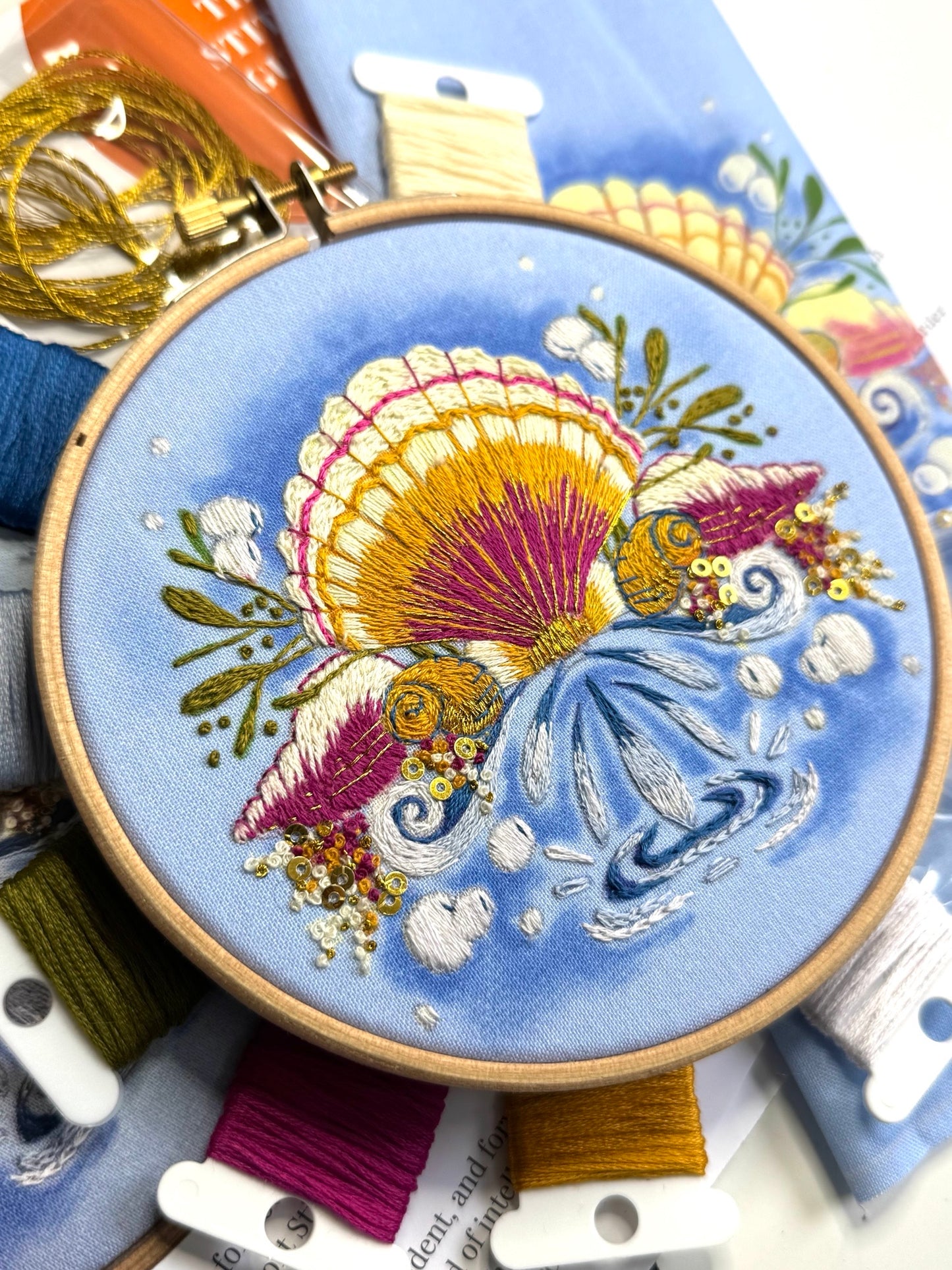 Aquarius Embroidery Kit