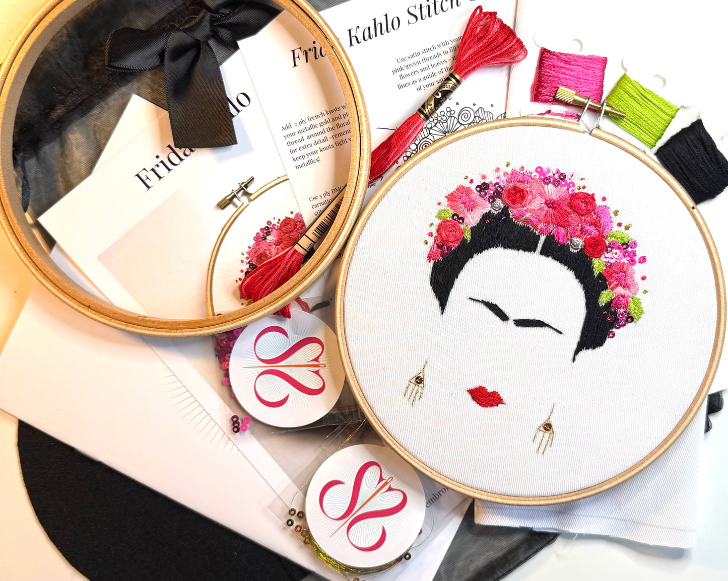 Embroidery Kit - Frida Kahlo