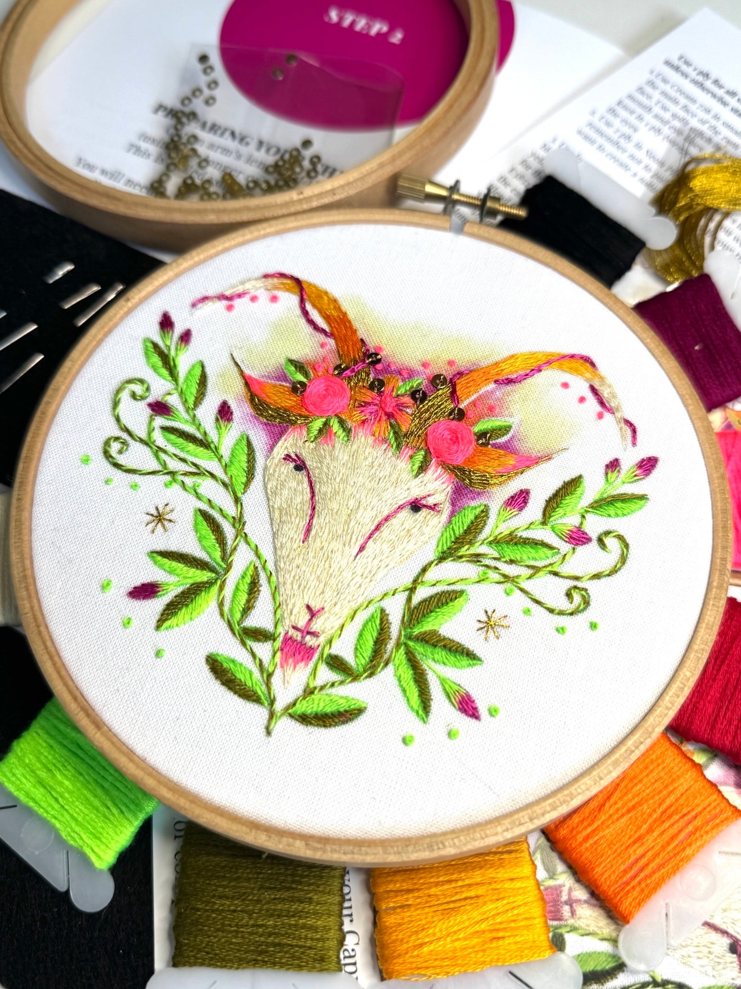 Capricorn Embroidery Kit