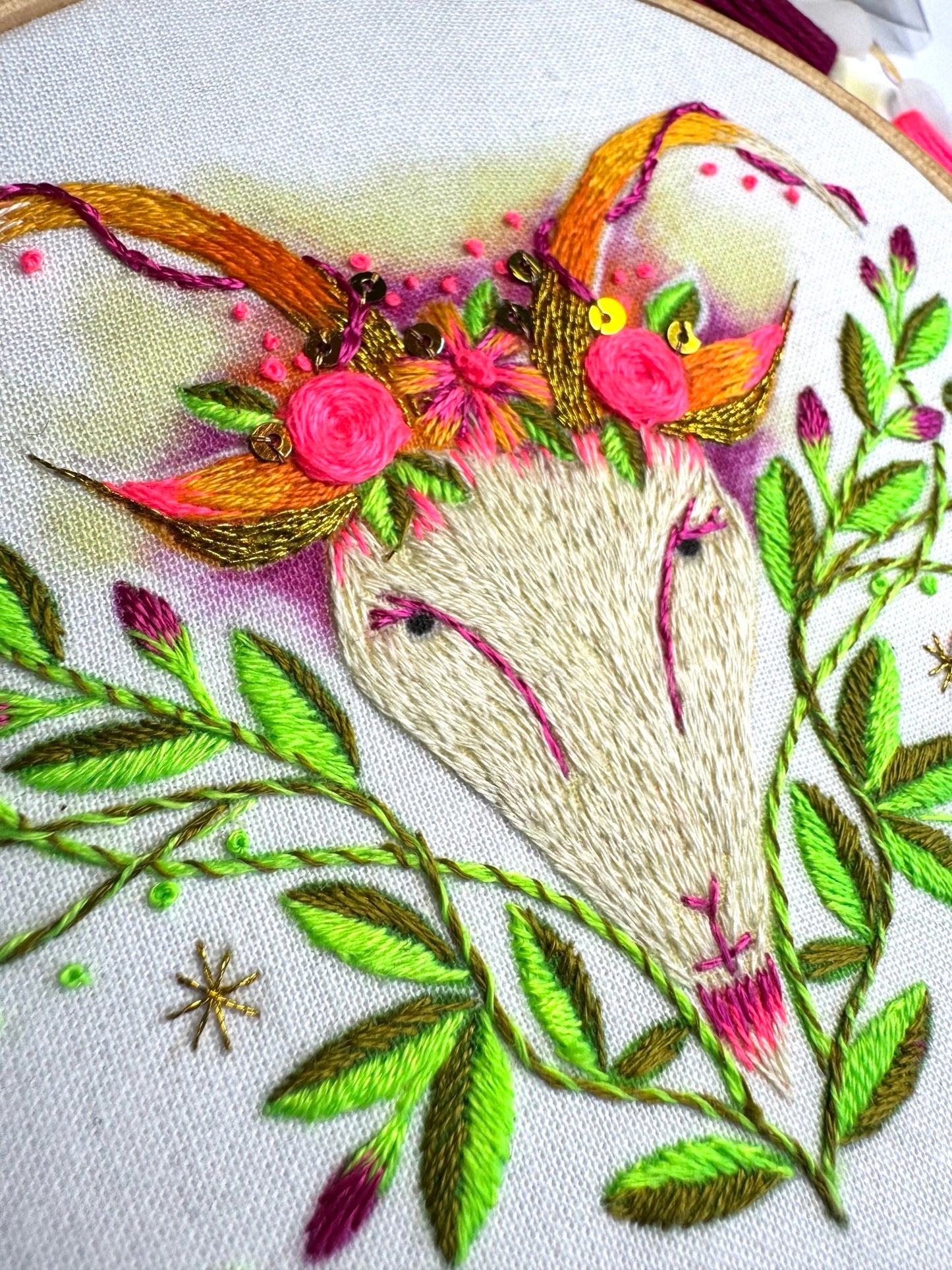 Capricorn Embroidery Kit