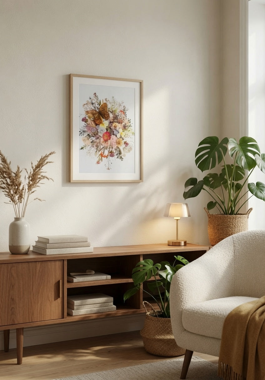 Limited Edition Butterfly Burst Art Print