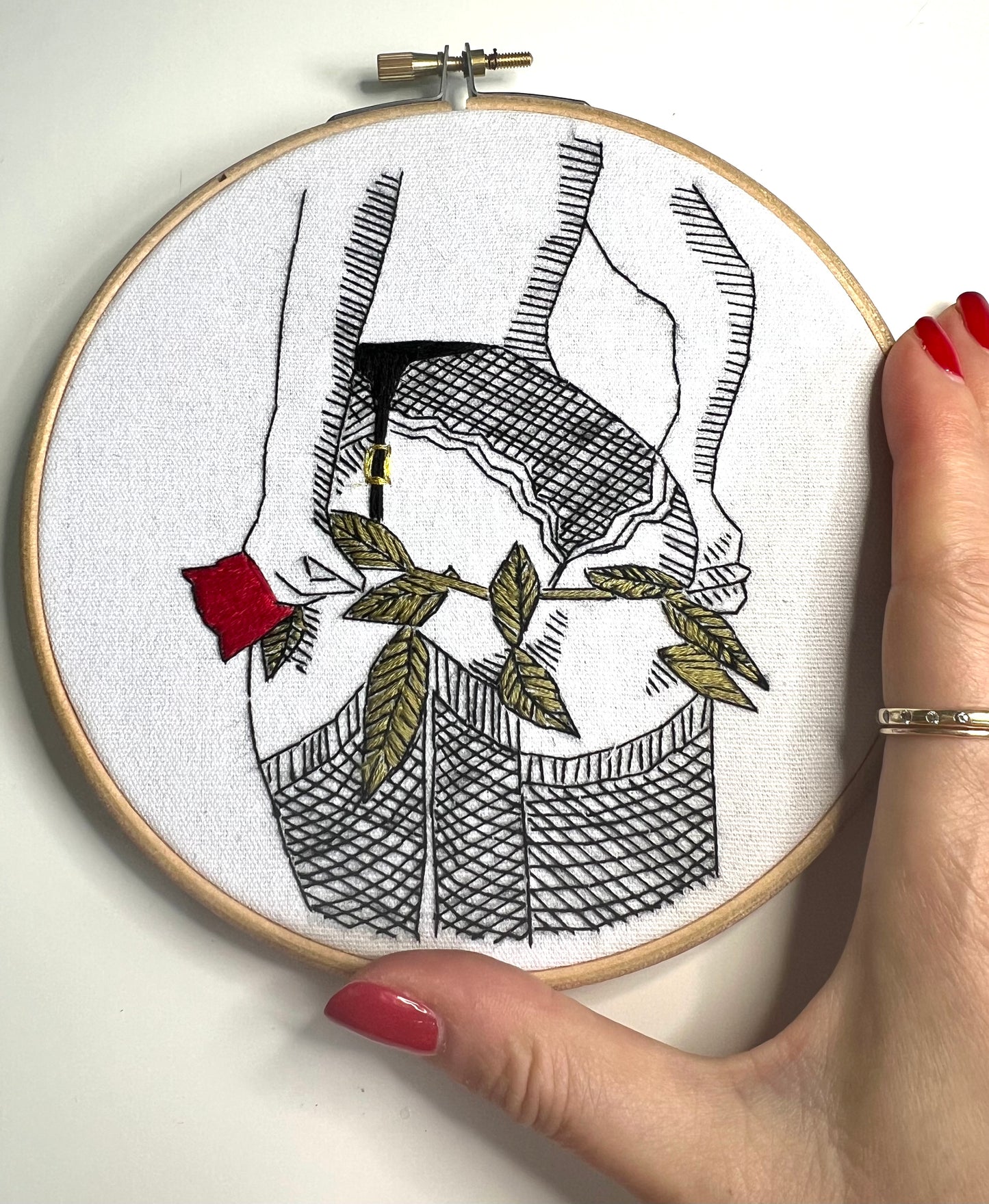 Dominique - Embroidery Pattern /PDF