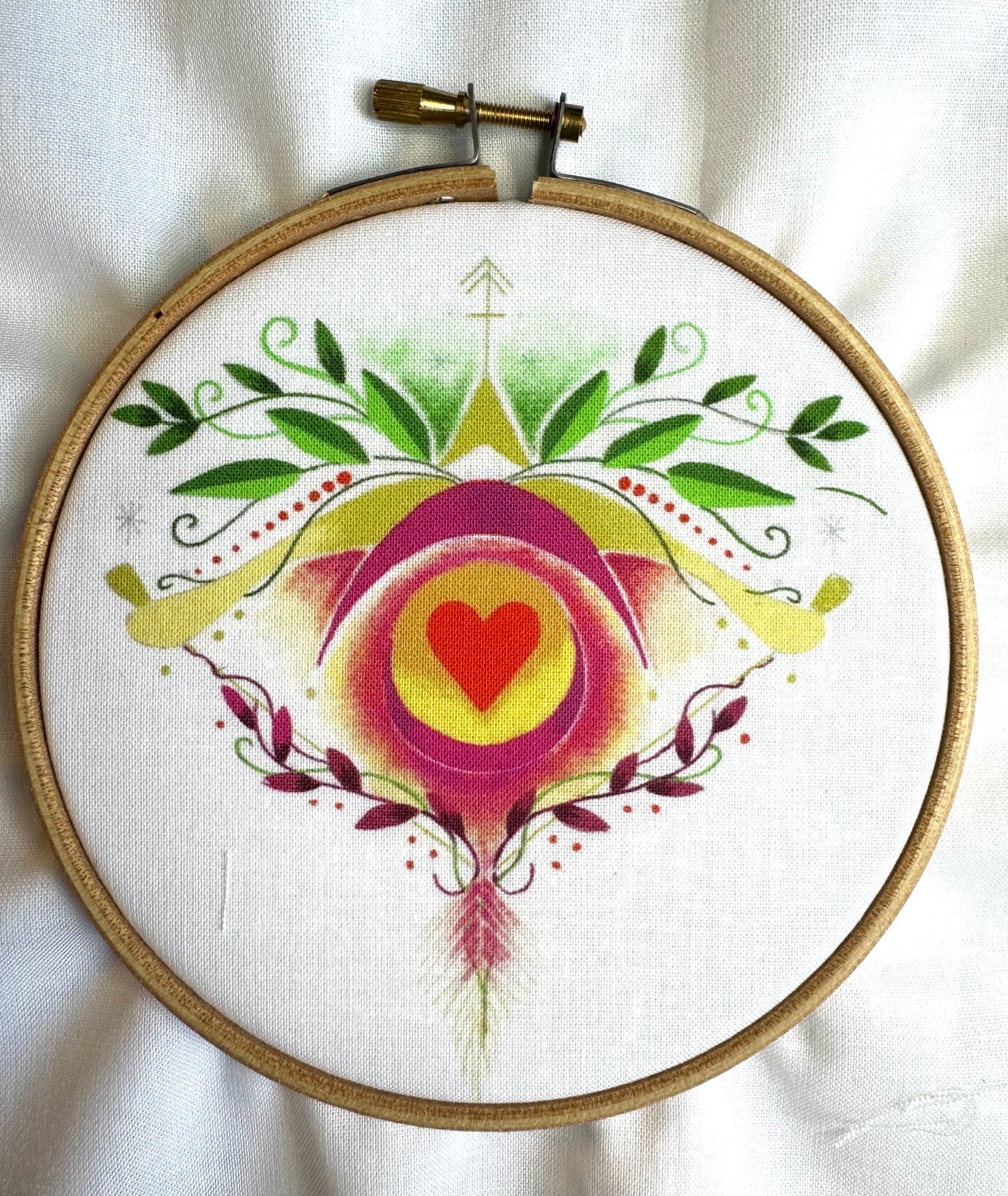 Zodiac Colour Printed Fabric Panel