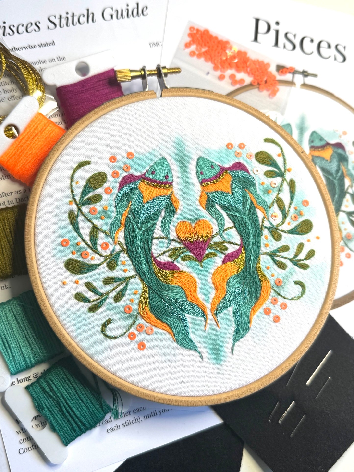 Pisces Embroidery Kit