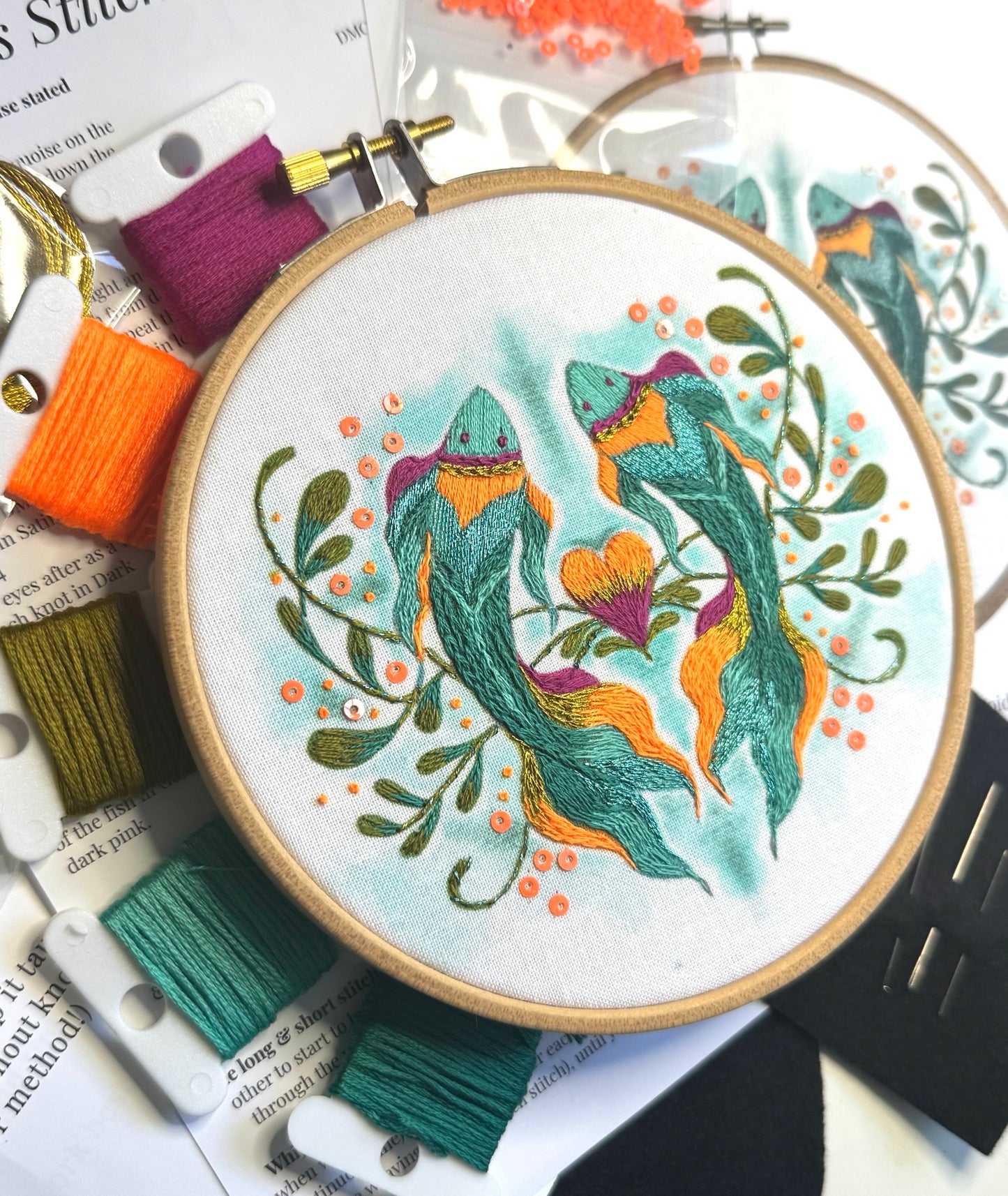 Pisces Embroidery Kit