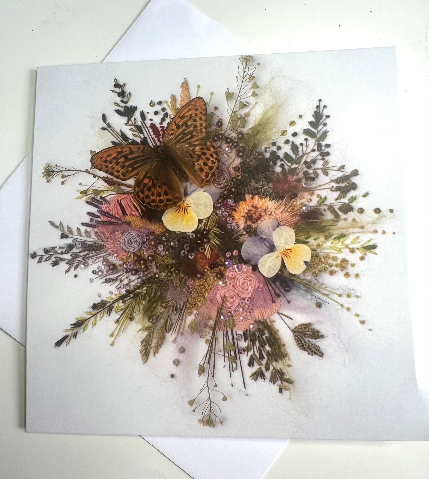 Floral Burst Greeting Card