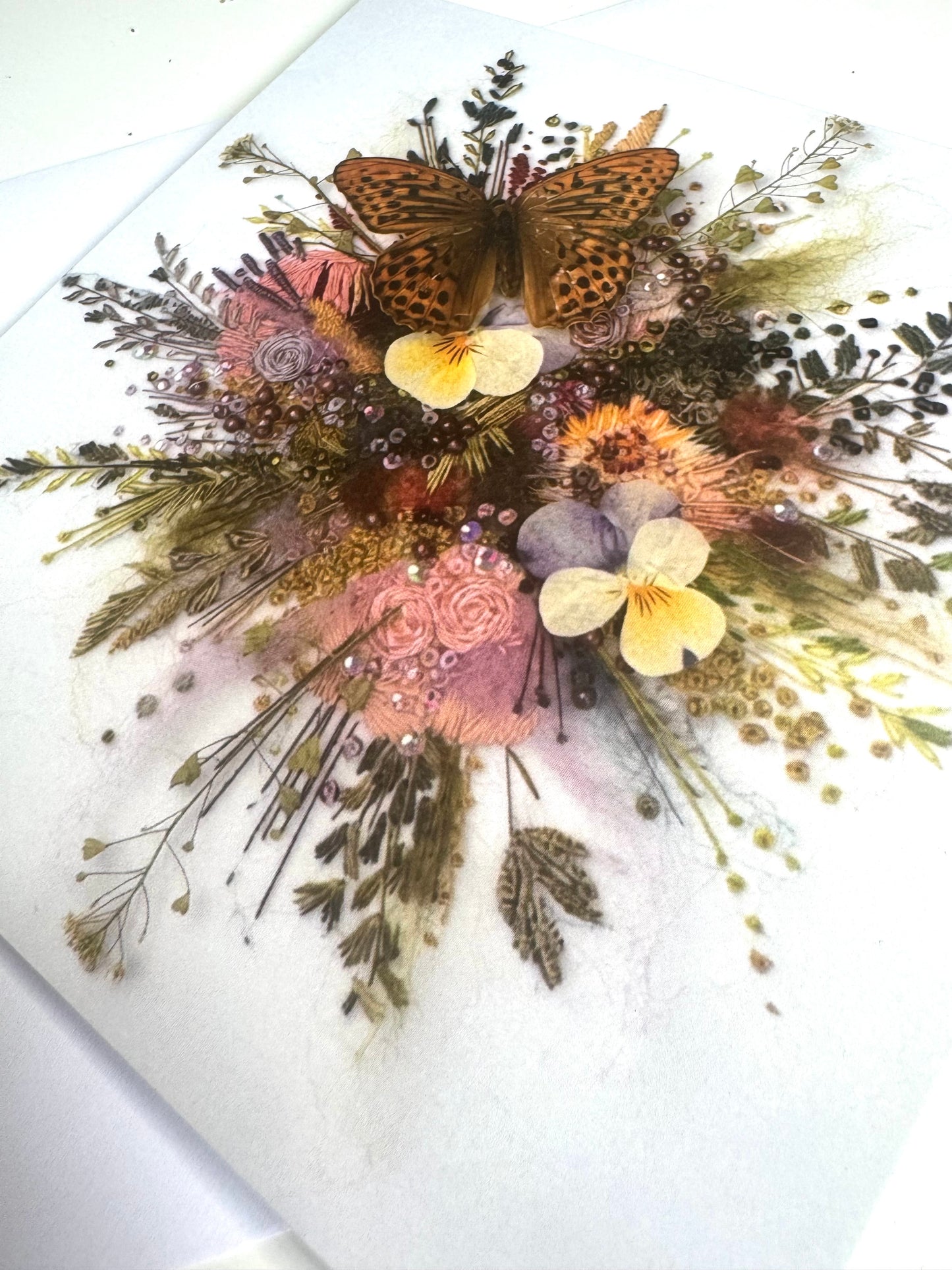 Floral Burst Greeting Card