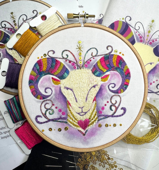 Aries Embroidery Kit