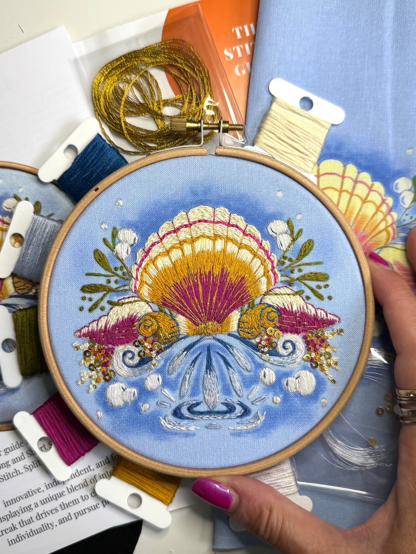 Aquarius Embroidery Kit
