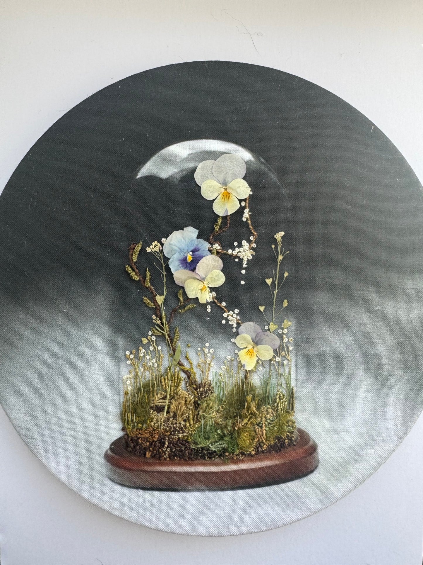 Terrarium Colour Printed Fabric Panel + Stitch Guide