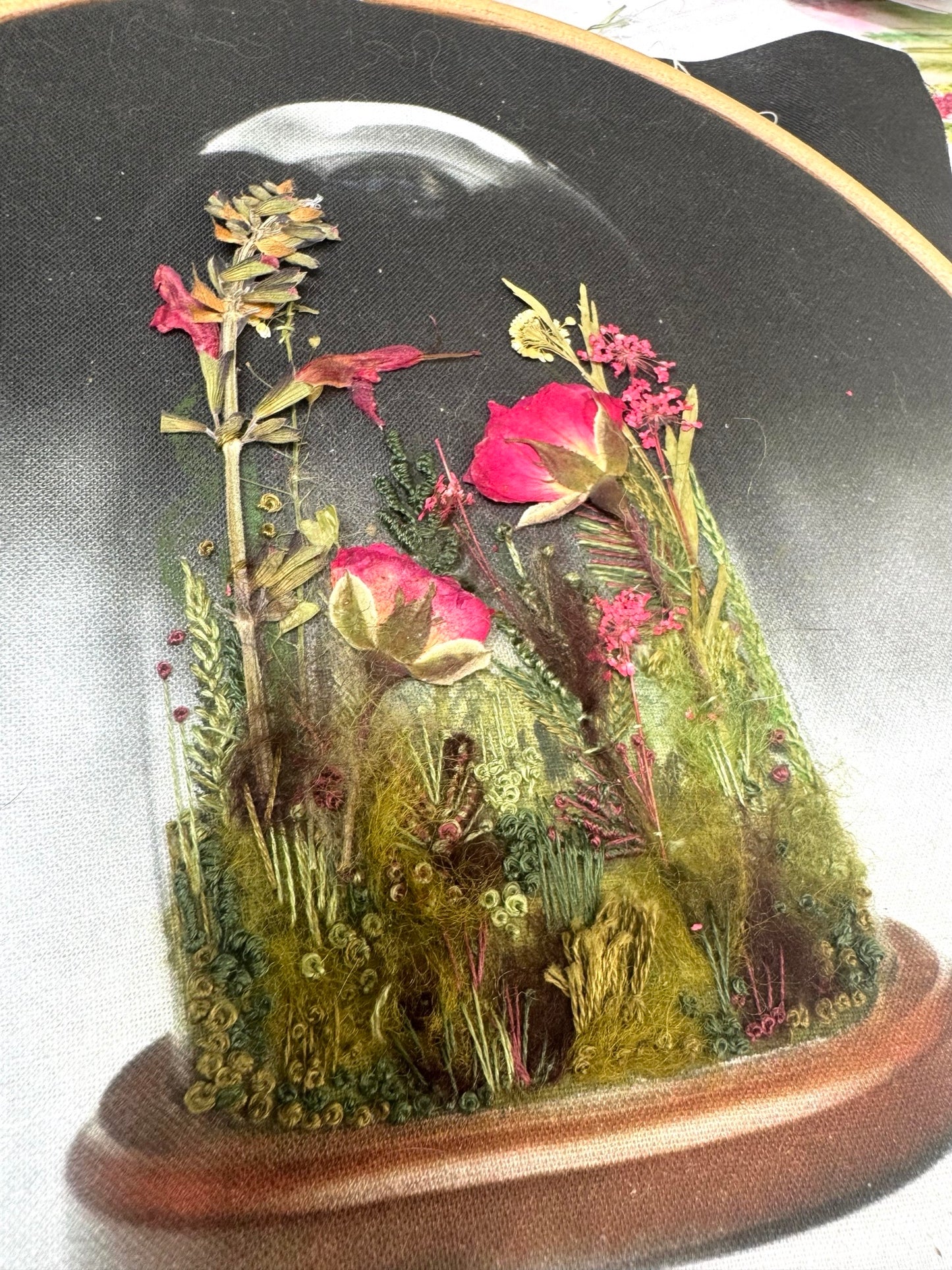 Terrarium Colour Printed Fabric Panel + Stitch Guide
