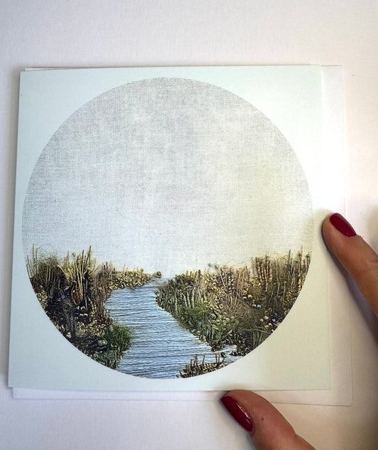 Blue River Greeting Card