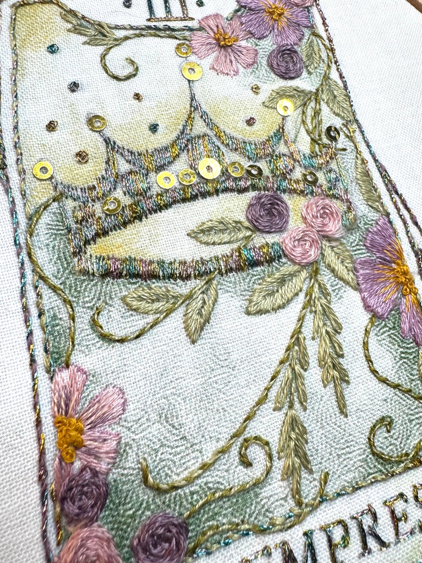 The Empress Tarot Card Embroidery Kit
