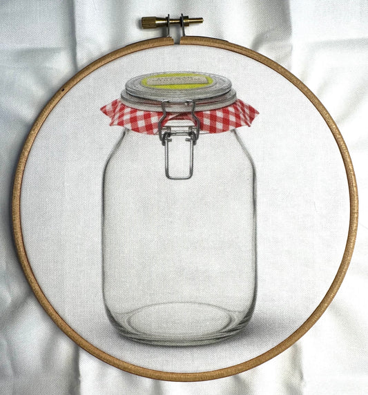 Jam Jar Colour Printed Fabric Panel + Stitch Guide