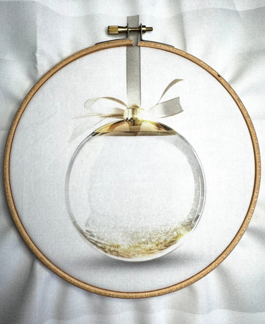 Christmas Decoration Fabric Panel + Stitch Guide