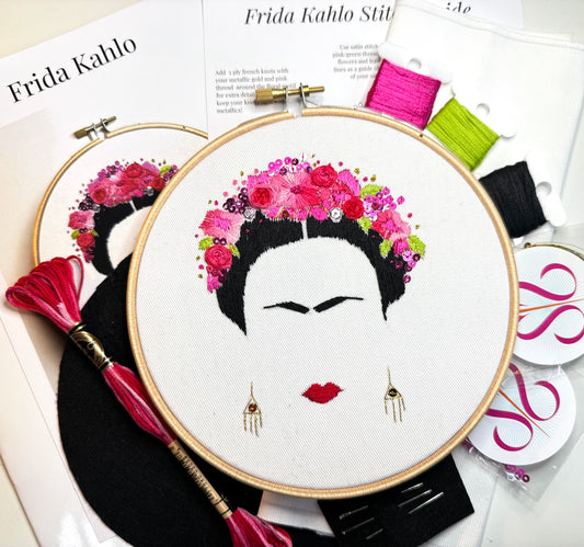 Embroidery Kit -  Frida Kahlo