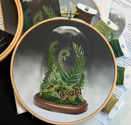 Botanical Terrarium Embroidery Kit