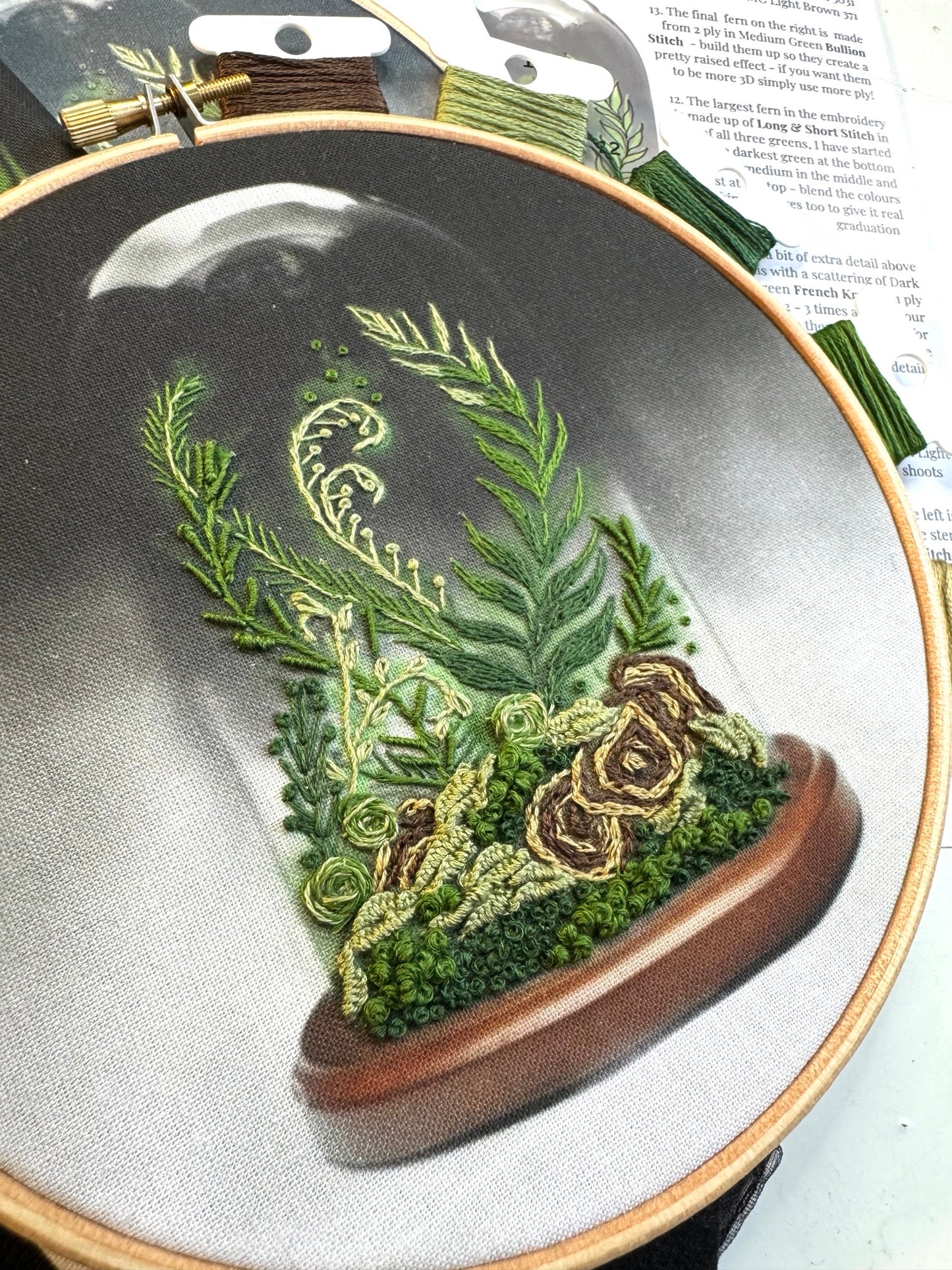 Botanical Terrarium Embroidery Kit