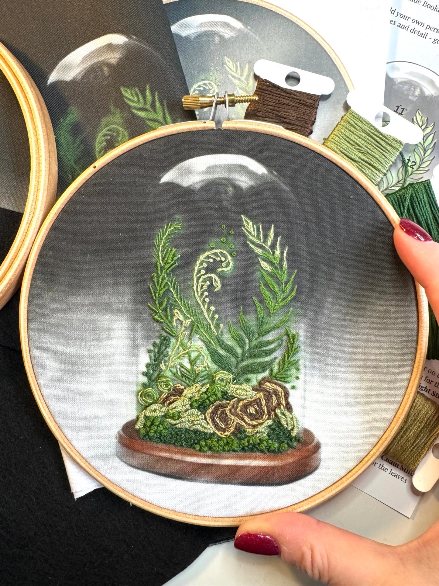 Botanical Terrarium Embroidery Kit