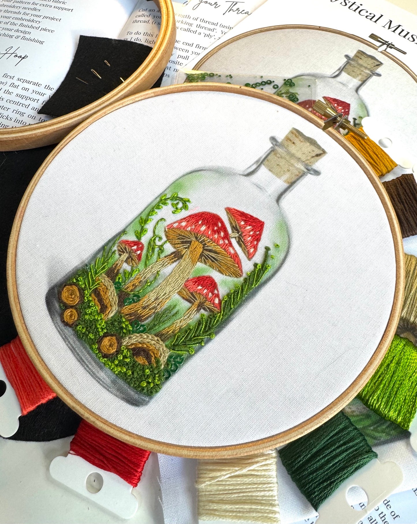 Mystical Mushrooms Embroidery Kit