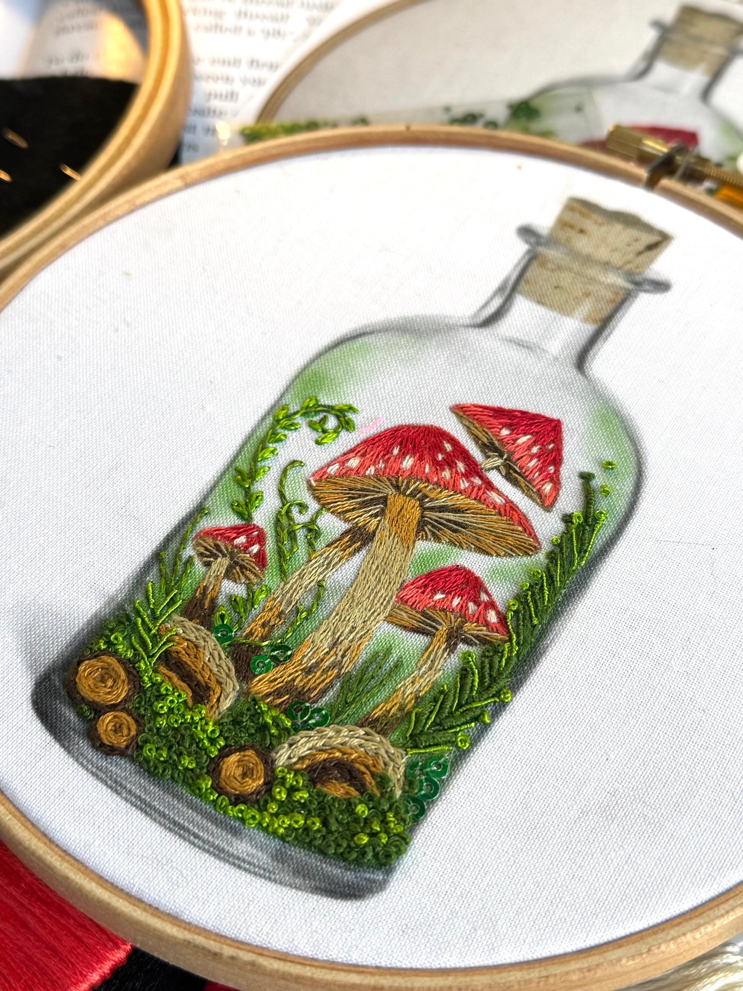 Mystical Mushrooms Embroidery Kit