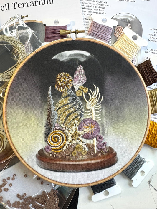 Shell Terrarium Embroidery Kit