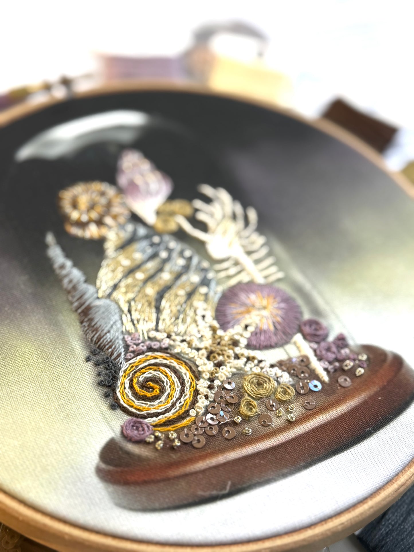 Shell Terrarium Embroidery Kit