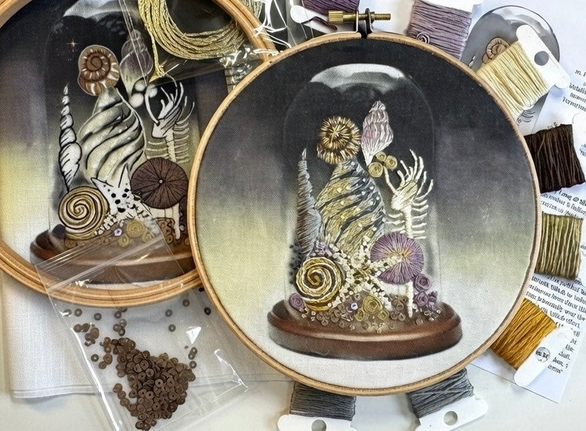 Shell Terrarium Embroidery Kit