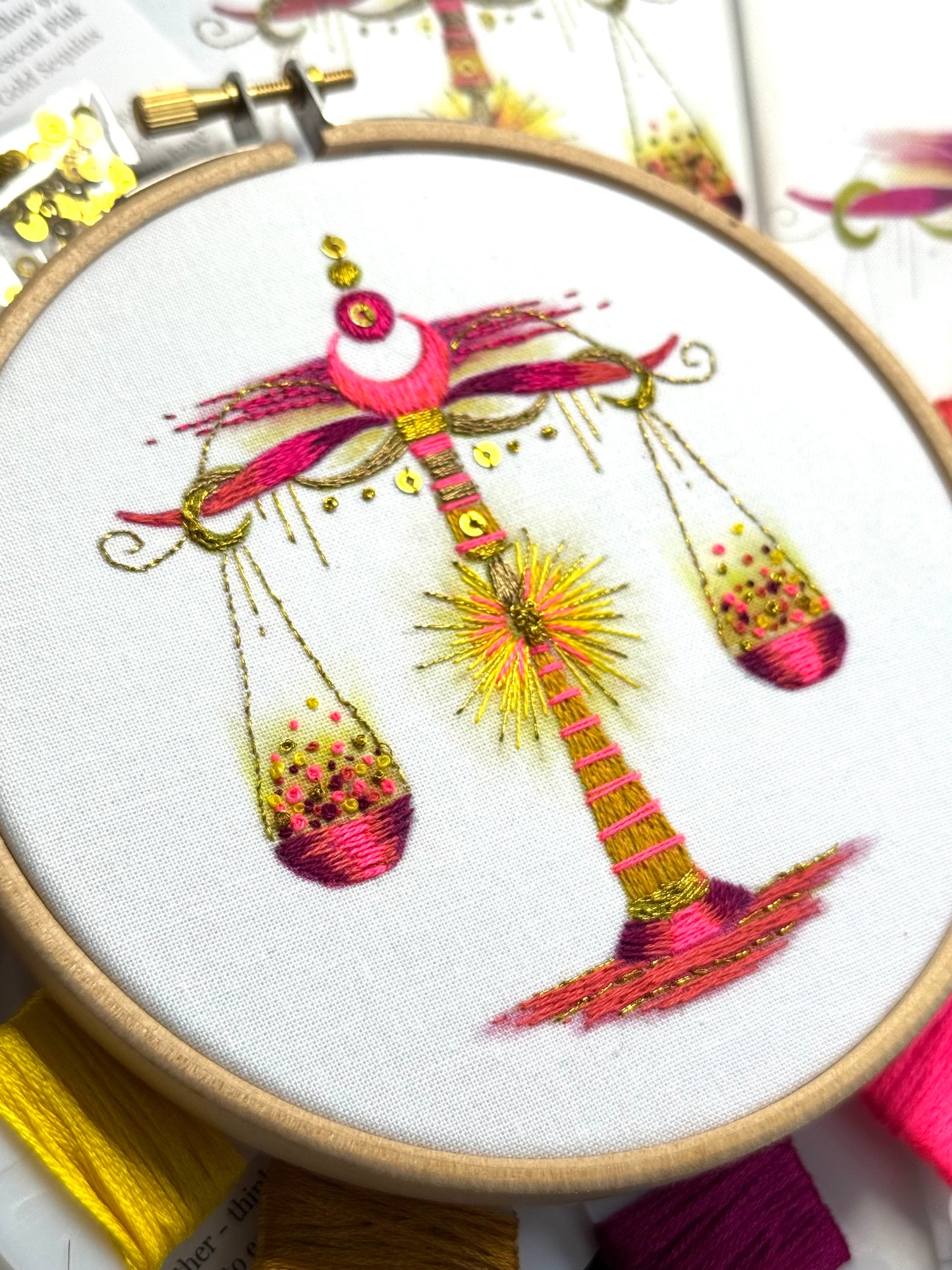 Libra Embroidery Kit