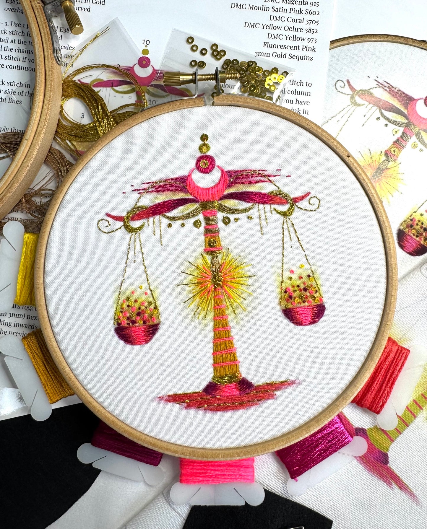 Libra Embroidery Kit