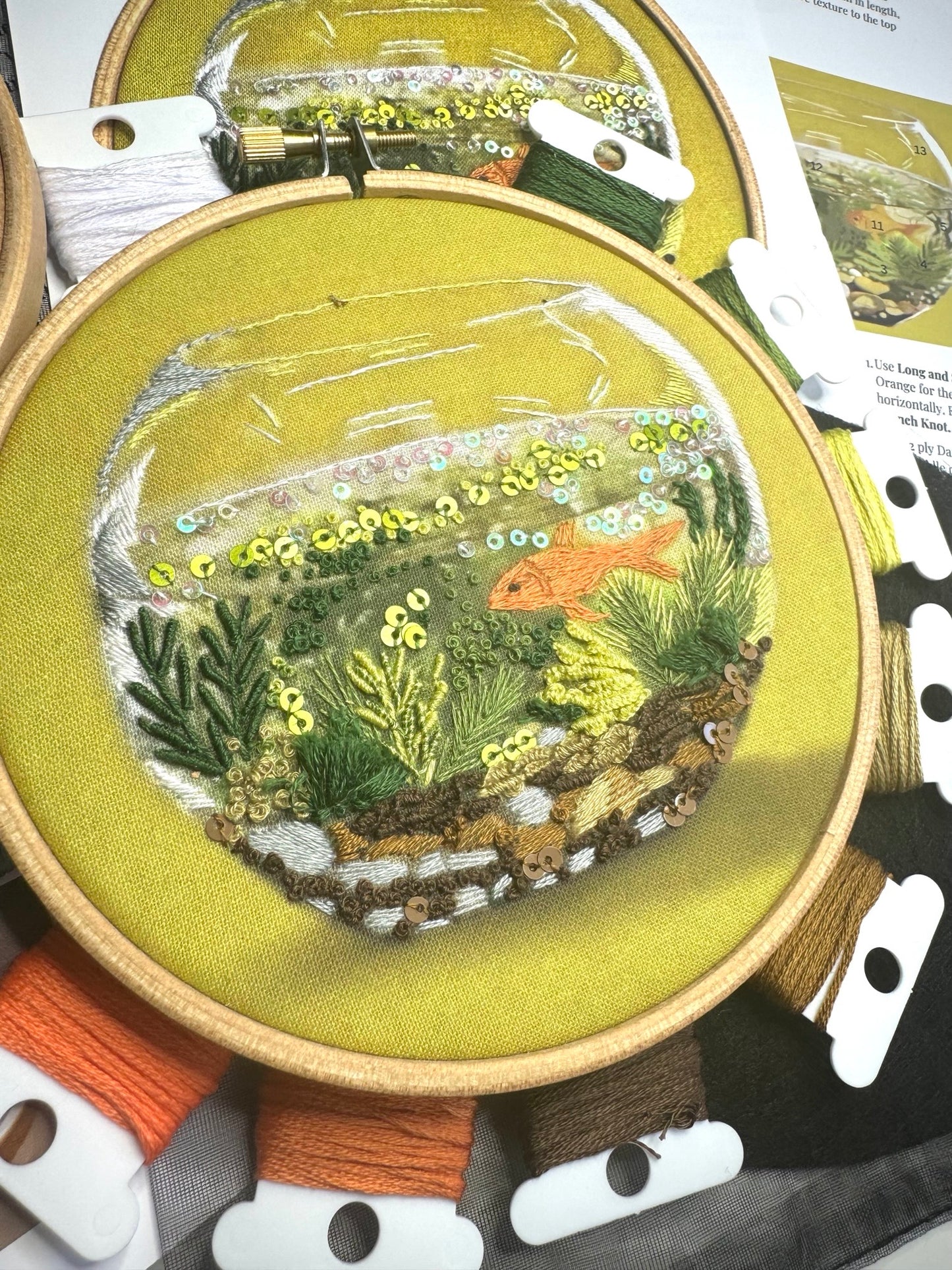 Goldfish Bowl Embroidery Kit