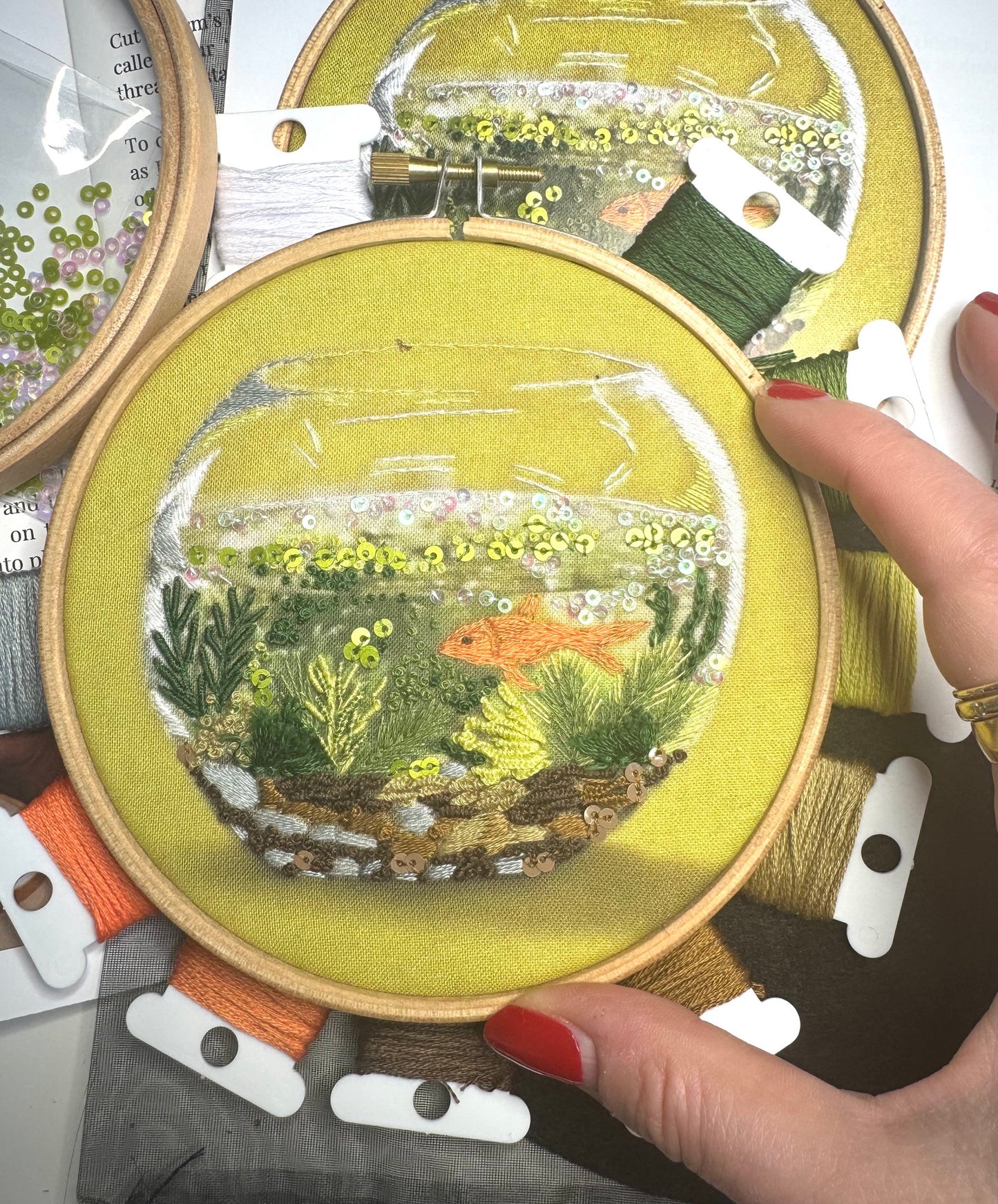 Goldfish Bowl Embroidery Kit