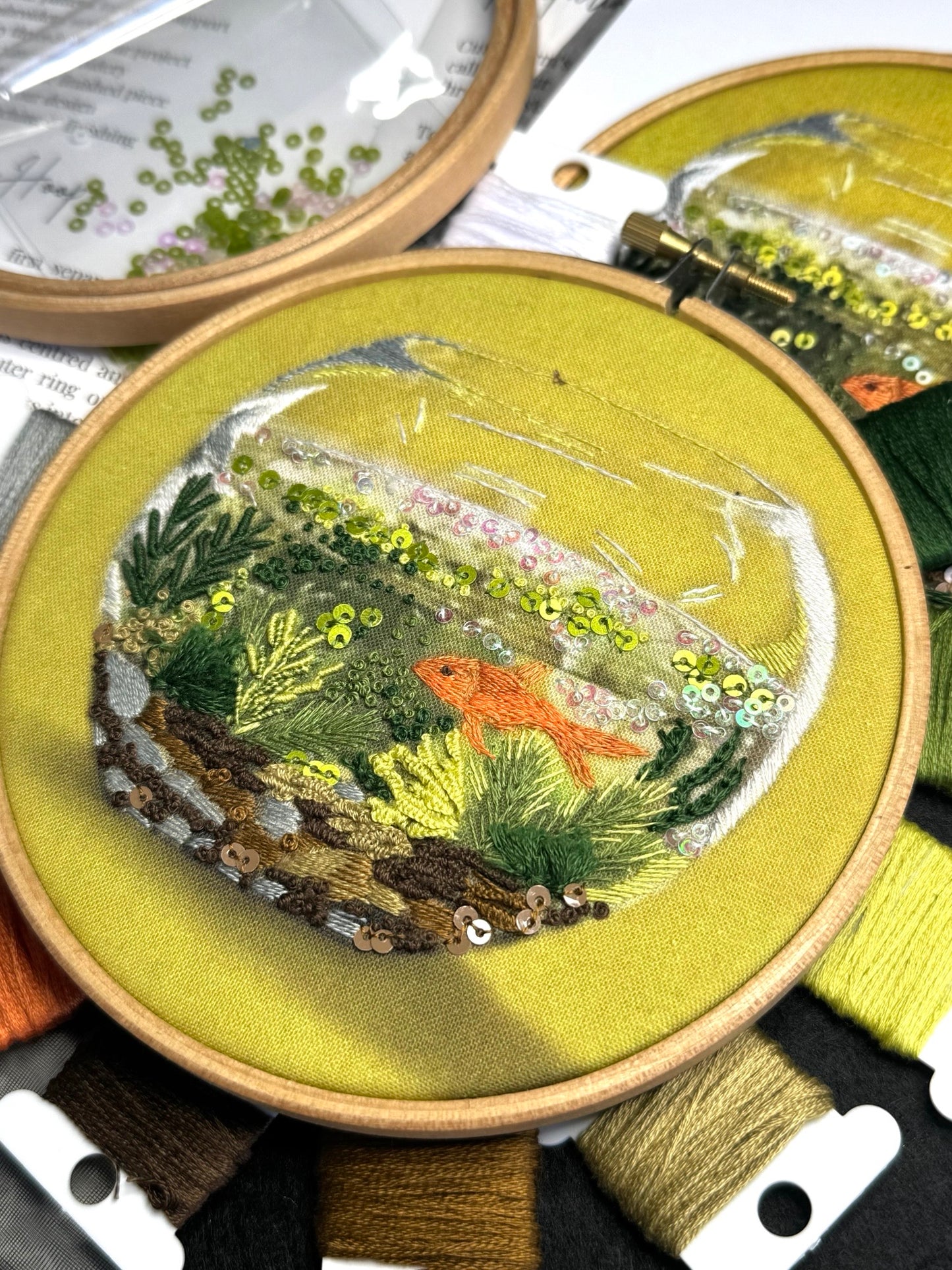 Goldfish Bowl Embroidery Kit