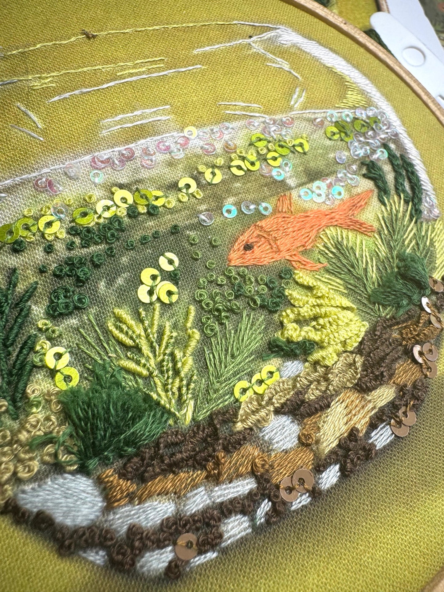 Goldfish Bowl Embroidery Kit