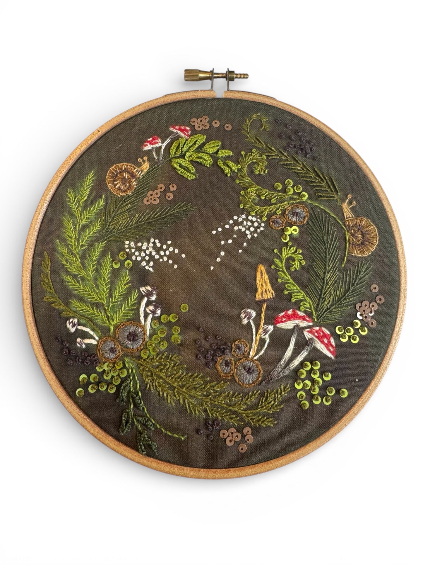 Woodland Wreath Embroidery Kit