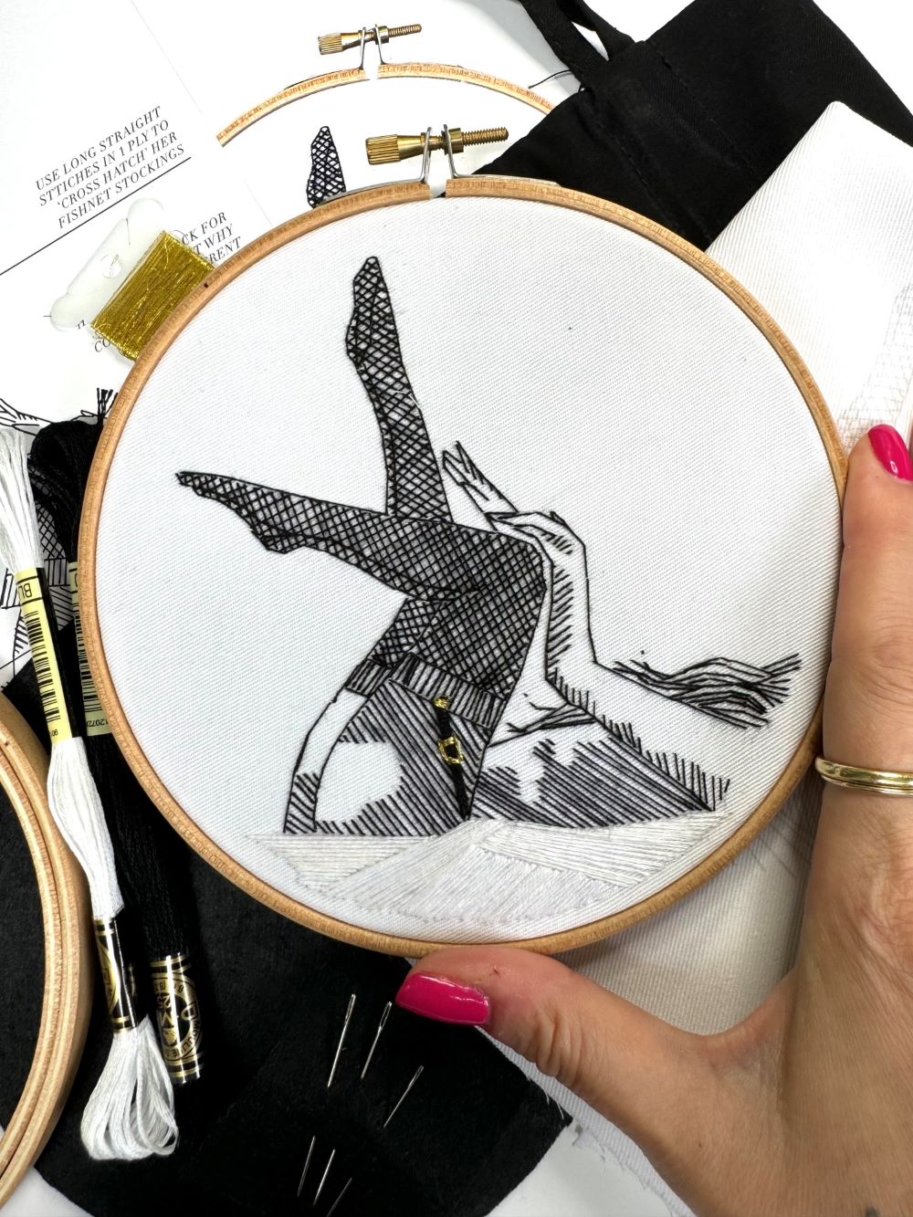Embroidery Kit - Samantha / Beginners Embroidery Kit