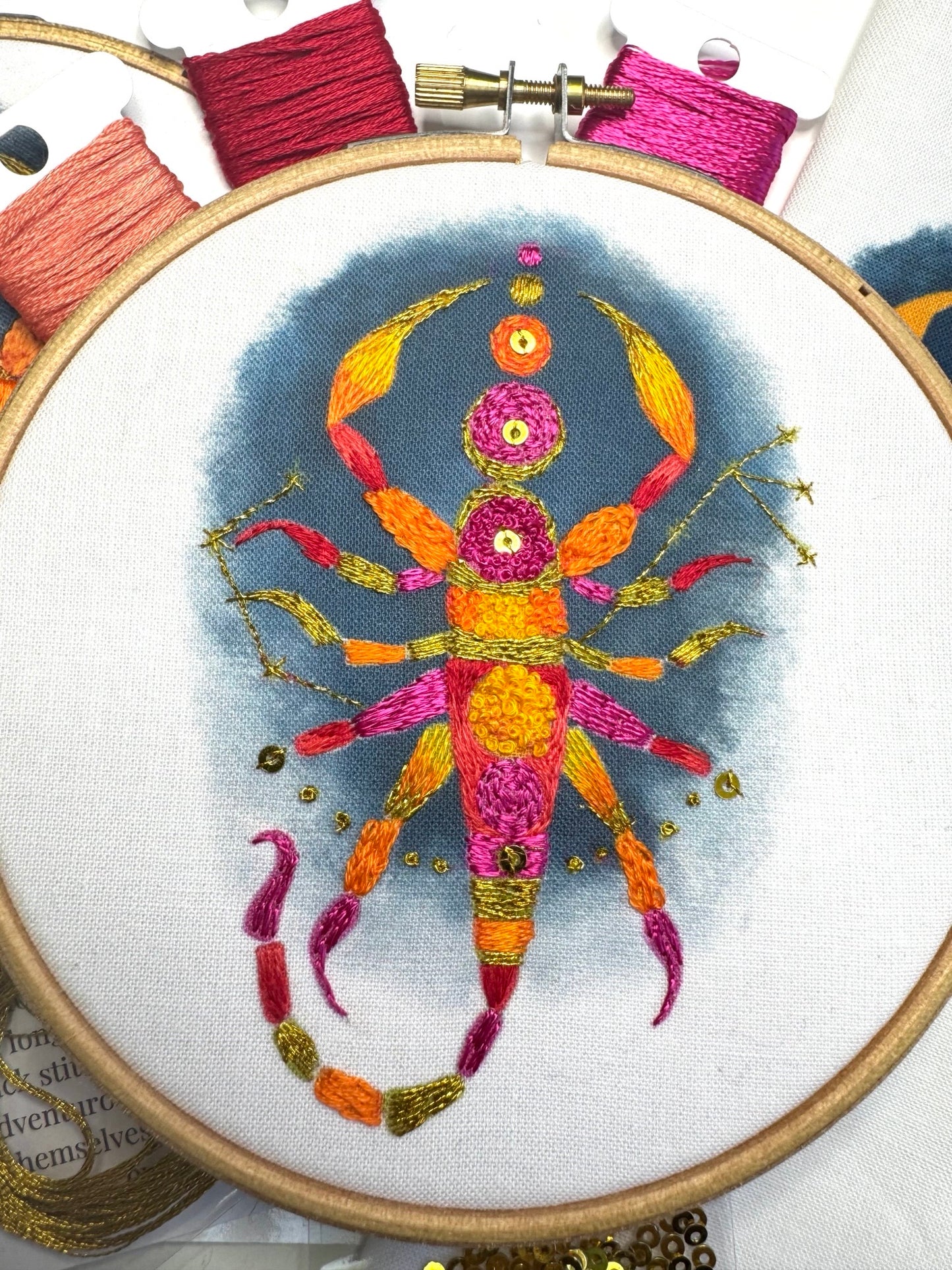 Scorpio Embroidery Kit