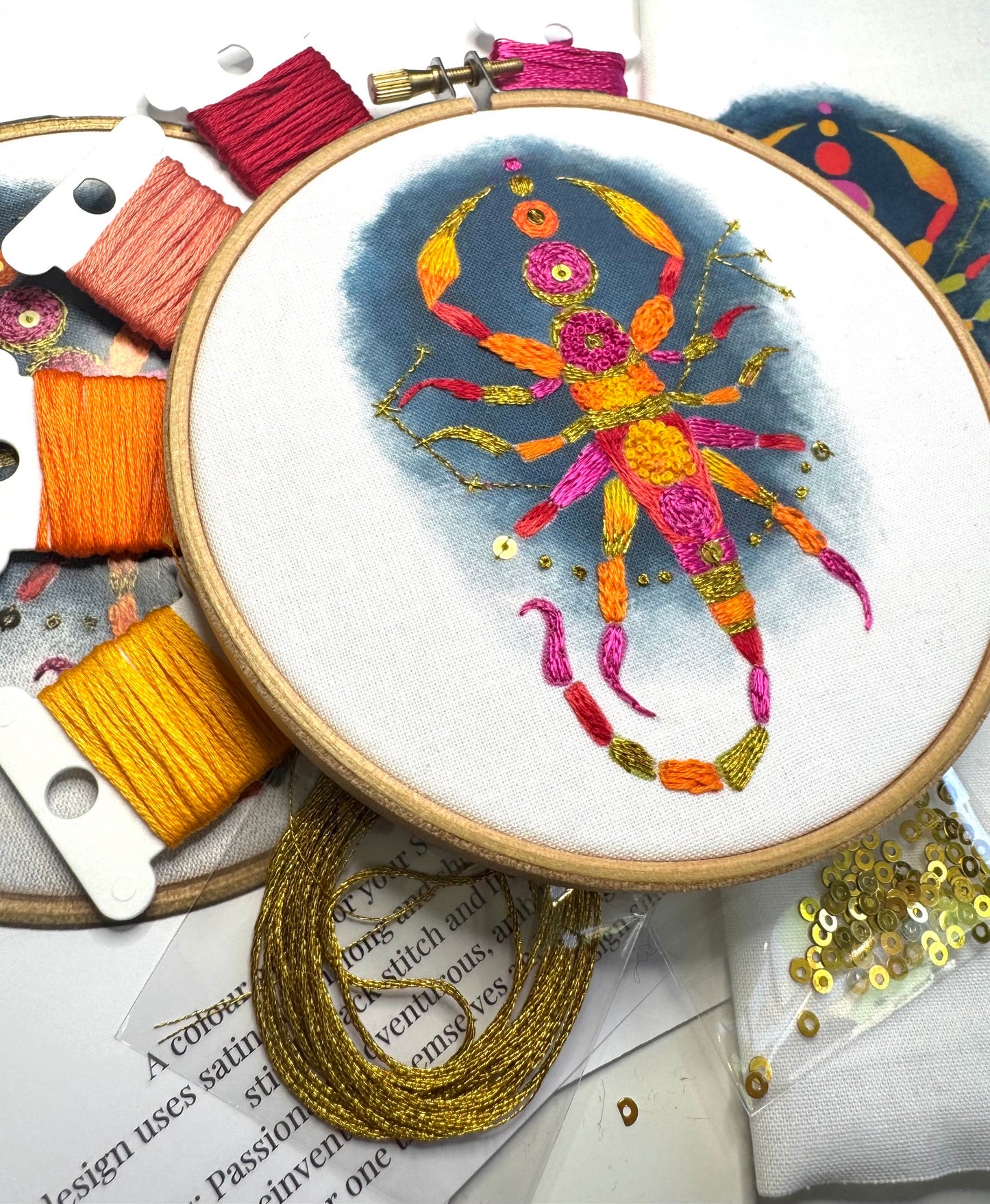 Scorpio Embroidery Kit
