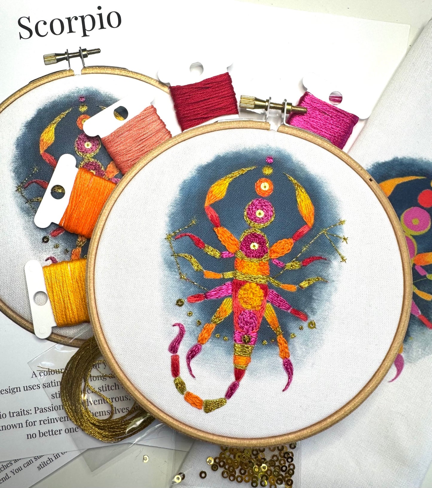 Scorpio Embroidery Kit
