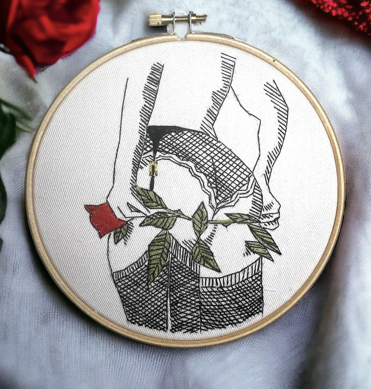 Dominique - Embroidery Pattern /PDF