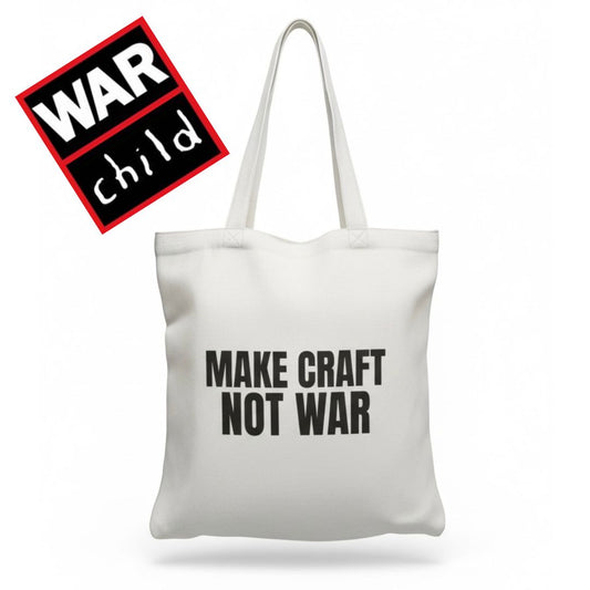 'Make Craft Not War' Tote Bag