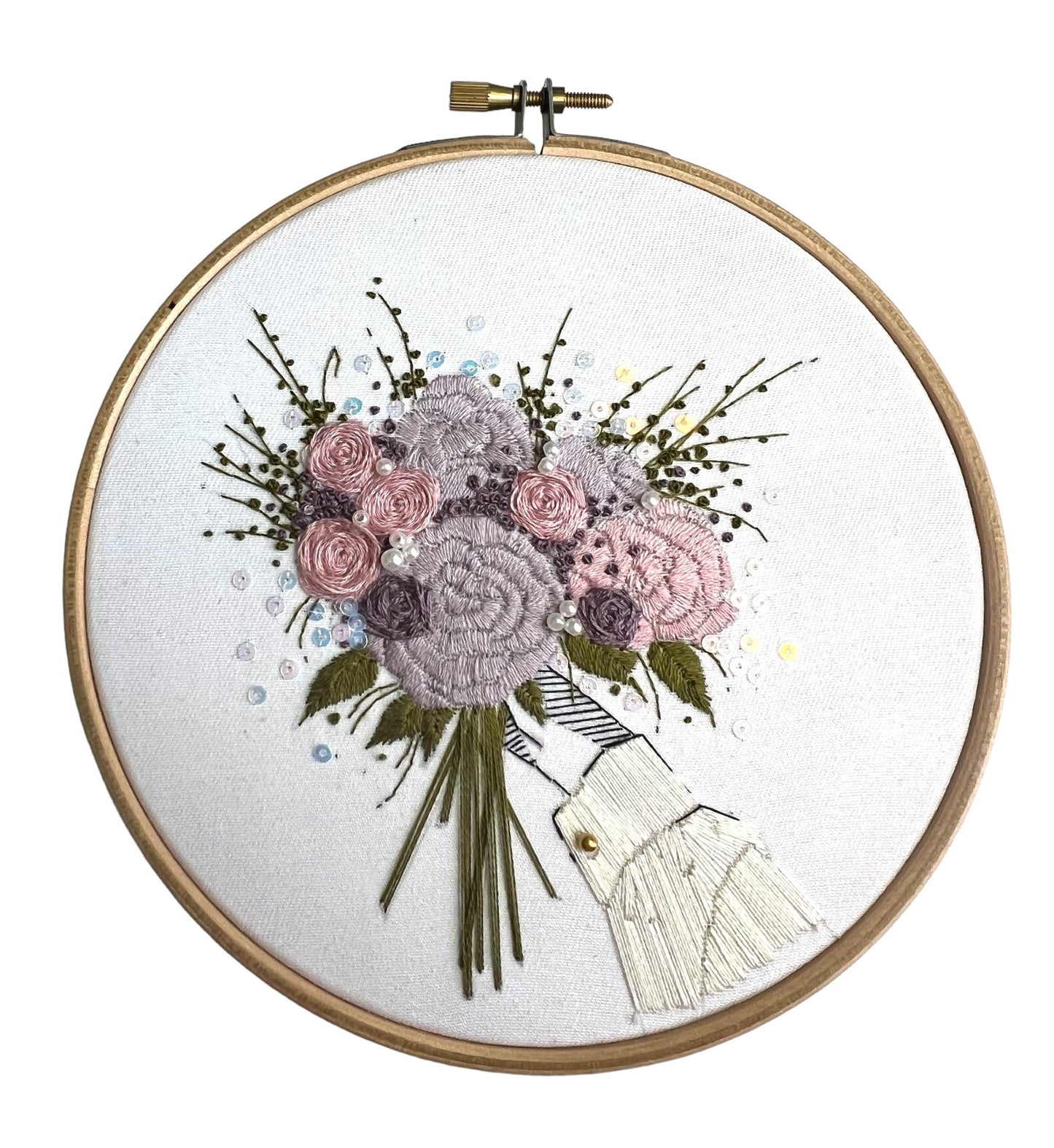 Spring Floral Embroidery Pattern / PDF