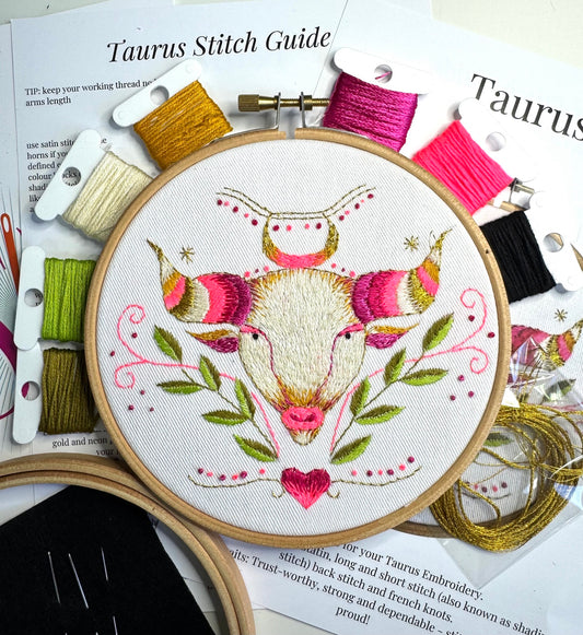 Taurus Embroidery Kit