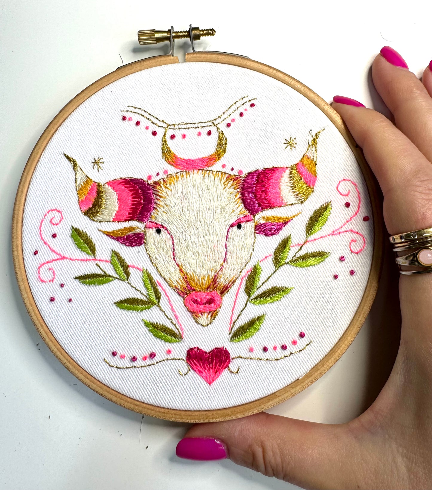 Taurus Embroidery Kit