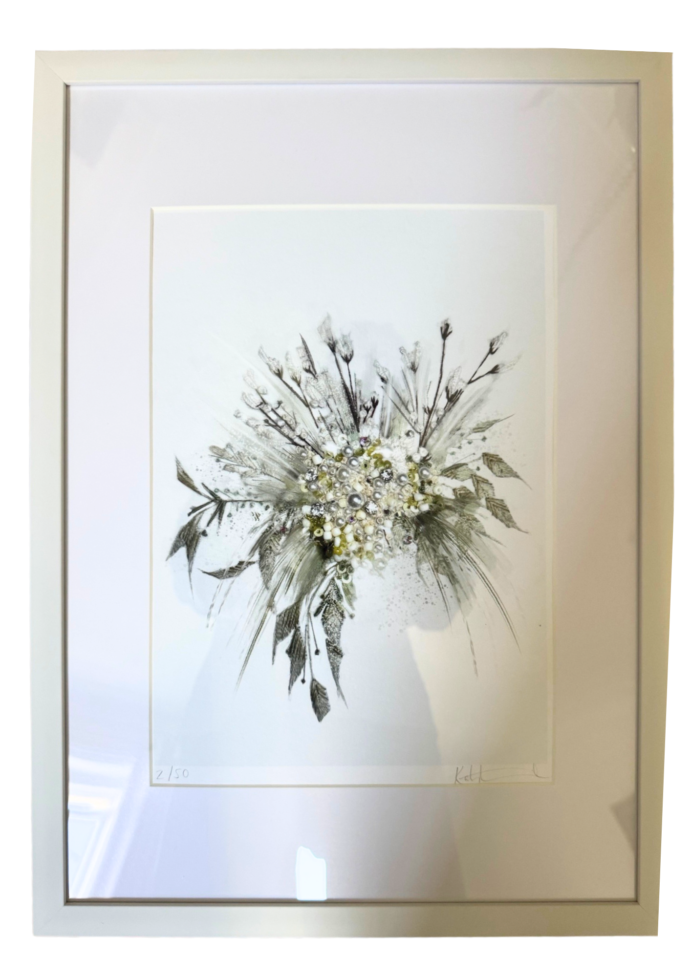 Limited Edition Pearl Bouquet Art Print