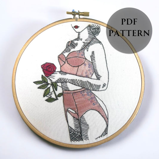 embroidery pattern beginners embroidery pattern embroidery PDF Embroidery kit